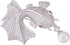 OBONNIE Women Cubic Zirconia Crystal 3D Goldfish Whale Pearl Brooch Pin Corsage Pendant Silver Tone...