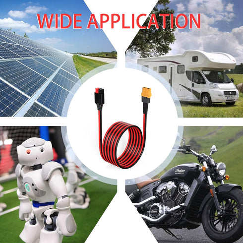 XT60 to Anderson Adapter,12AWG XT60 Female to Anderson Connector Cable for RC Battery Solar Portable Power Power Station and Solar Panel(6FT)...