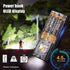 Bike Lights for Night Riding Front and Back 1200 Lumen 6H Spot/Flood/Combo 3 Beams Bike Headlight Aluminum Mounts VASTFIRE USB-C Rechargeable Disp...