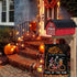 Halloween Garden Flag?12x18 Inch Double-sided Horror Pumpkin Ghost Cycling Pattern House Flag for Outdoor Yard Home Decoration...