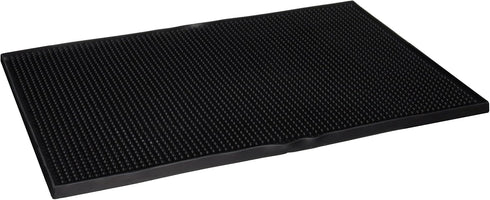 Update International (BSM-1218BK) 18" x 12" Rubber Bar Service Mat...