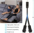 2-Pin Male-to-Male Y-Splitter Cable for Reclining Furniture - Solid Black - Dual-Lead Cable for Power Recliner Transformer Supply...