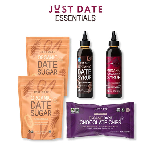 Just Date: Organic Pomegranate Syrup / 100% Natural / Organic Pomegranate Molasses / Healthy Alternative for Sugar, Honey or Maple / Low Glycemic ...