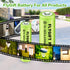 AAA Rechargeable Battery, 1.2v Ni-MH Solar Batteries, Low Self-Discharge, Pre-Charged Triple A Battery for Solar Pathway Lights, Outdoor Solar Lig...