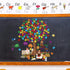155 Pieces of Christian Tree Bulletin Board Set The Gods Plan to Decorate Children's Sunday School, Religious Bible, Scripture Classroom, Cut Deco...