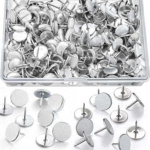 200 Pack Reflective Tacks Trail Marking Tacks Glow Tacks Reflective Trail Markers Hunting Reflector Tacks Mark Trail Reflective Thumb Tacks for Hu...