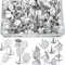 200 Pack Reflective Tacks Trail Marking Tacks Glow Tacks Reflective Trail Markers Hunting Reflector Tacks Mark Trail Reflective Thumb Tacks for Hu...