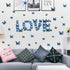 LiveGallery 72 PCS Removable 3D DIY Beautiful Butterfly Wall Decals Blue Butterflies Art Decor Wall Stickers Murals for Kids Baby Boy Girls Bedroo...