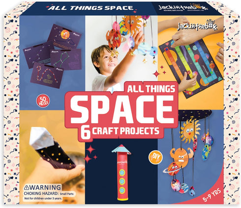 Space Science 6-in-1 Craft Kit Gift for Kids Ages 6-10 - Solar System Arts Toys for Boys and Girls…...