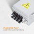 Solar Connectors Solar Panel Cable Connectors 11Pcs Male Female with Spanners 1000V 30A 10AWG ~ 14AWG Waterproof Dustproof Connector with 1 Spanne...