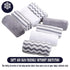 8 Pack Super Soft Baby Burp Cloths, Baby Washcloths, Ultra Absorbent Large Newborn Burping Cloth for Boy and Girl, Milk Spit Up Rags, Unisex for B...