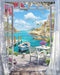 Landscape Beach Stamped Cross Stitch Kits - Colorful 11CT Printed Easy Pattern Needlepoint Kits Embroidery Crafts for Adults Beginners Gift 12x16 ...
