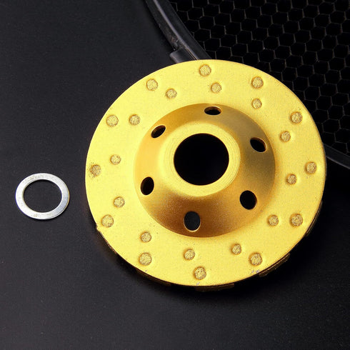 sansheng 4 Pieces Concrete Grinding Wheel 4 inch,Diamond Cup Wheel Angle Grinder Wheels Grinding of Concrete, Granite...