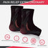 Ankle Brace Compression Support Sleeve for Injury Recovery and Joint Pain - Achilles Tendonitis Ankle Support, Plantar Fasciitis Foot Socks with A...