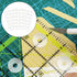 72Pcs Non-Slip Silicone Grips for Quilt Templates, Non-Slip Adhesive Rings, Quilting Rulers Sewing Rulers, Non-Slip Ruler Grip Rings, Adhesive Bac...