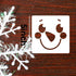 5” Christmas Snowman Face Stencils for Painting on Wood Reusable Christmas Stencil Winter Ornament Drawing Templates for Tiered Tray/Window/Shirts...