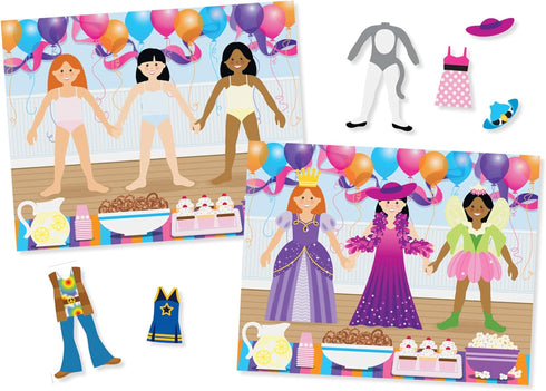 Melissa & Doug Reusable Sticker Pad: Dress-Up - 165+ Stickers Removable Stickers, Kids Fashion Activities, Restickable Book For Ages 3+...