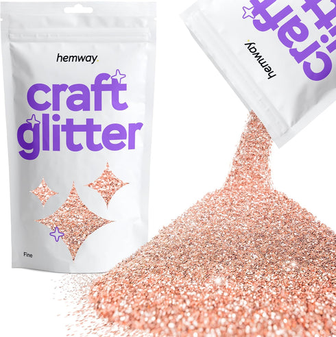 Hemway Craft Glitter 100g / 3.5oz Glitter Flakes for Arts Crafts Tumblers Resin Epoxy Scrapbook Glass Schools Paper Halloween Decorations - Fine (...
