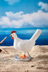 3D Chicken Egg Lamp,Lifelike Resin Chicken Egg Night Light,Easter Eggs Lamp,Egg Laying Chicken LED Table Lamps with USB,Warm Light Bedside Lamp,Th...