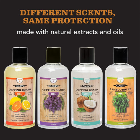 CLARK'S Cutting Board Organic Soap - Cleaner for Butcher Block, Countertop and Utensils - Enriched with Natural Orange & Lemon Extracts - Cleans a...