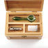 Wooden Stash Box with Rolling Tray Stash Box Combo to Organise your Herbs and Accessories - Rolling Kit with Removable divider - Large stash box a...
