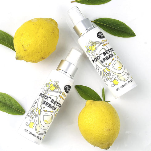 Clean-n-Fresh Toilet Spray, 6.8 Fl.oz Poo Spray | Up to 400+ Uses, 100% Natural Plant Essential Oil Citrus Scent, Bathroom Deodorizer...