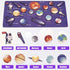 Solar System Puzzle, 11.42x5.91 Inch Space Wooden Jigsaw Puzzle Solar Planets Toys for Kids Preschool Learning Project Early Childhood Games Gift ...