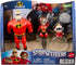Disney Pixar Incredibles Storyteller 3 Action Figure Pack, Mr Incredible, Elastigirl and Jack-Jack, Battle for The City Gift Pack...