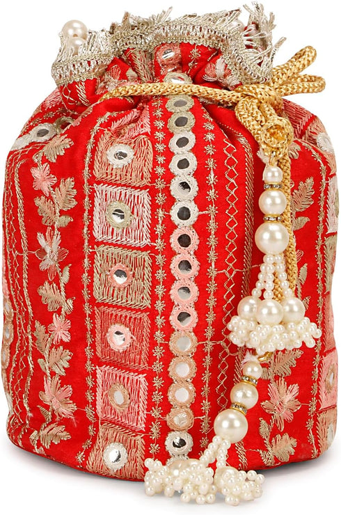 Indian Ethnic Women Potli Bags For Wedding & Party Function...