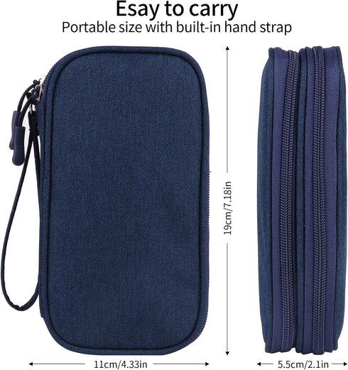 Travel Cable Organizer,Electronics Accessories Organizer Bag,Electronic Organizer Travel Universal Cable Organizer Electronics Accessories Bag for...