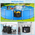 Pool Floats Storage Bag, Expandable pool toy storage? Poolside Storage Mesh Package for Most Frame Swimming Pools for Storing Toys and Outdoor Sup...