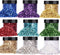 9 Box Broken Crushed Glass Glitter, 6.4oz/180g Irregular Shards Metallic Crystal Chips 2-4mm Chunky Flakes Sequins Gravel for Epoxy Resin Craft Su...