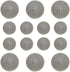 14 Pieces Metal Blazer Button Set, 18mm 23mm Silver Buttons for Blazers, Suits, Coats, Jackets...