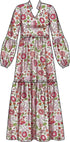 Simplicity Misses' and Women's Tiered Dress Packet, Code 9265 Sewing Pattern, Sizes XXS-XXL, White...