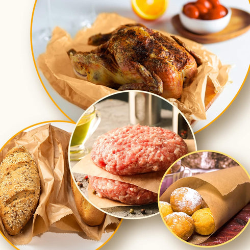 VITEVER Parchment Paper Sheets, Unbleached Parchment Baking Sheets, Precut Parchment Paper 12 x 16 IN, Non-Stick Parchment Paper for Baking Grilli...