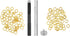 Mandala Crafts Grommet Eyelet Kit with Setting Tools for Leather, Fabric, Boots, Tarp Repair, Sewing 100 Sets Gold Tone 3/16 Inch Inner Diameter...