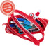 ZIPIT Christmas Monster Pencil Case for Kids | Christmas Themed Holiday Gift for Kids | Pencil Bag for Boys & Girls (Red)...