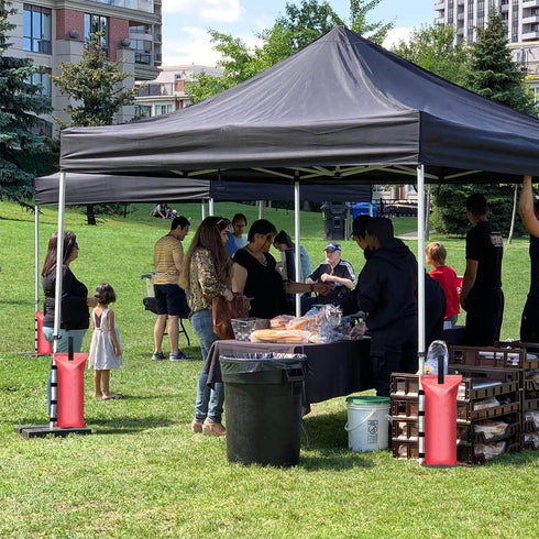 110 LBS Canopy Weights Sand Bags for Canopy Outdoor Advertising Tent Sunshade Fixed Windproof Pop up Canopy Tent?No Sand (red)...