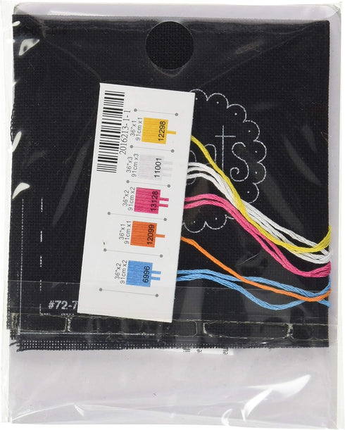 Dimensions 427702 Embroidery Kit Set of 4, Sweets Jar Topper......