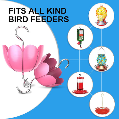 Metal Ant Moat for Hummingbird Feeders, Hummingbird Feeder Ant Guard, Insect Guard with Large Capacity- 4OZx 2 Pack...