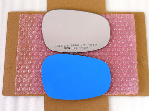 Fit Over Auto-Dimming Mirror Glass with Full Size Adhesive for BMW 128 135 323 328 335 Passenger Side View Right RH - Check size in description...