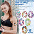 36 Pack Adhesive Patch Compatible with Dexcom G6 Breathable Colorful Butterfly CGM Patches Waterproof Butterfly Pre Cut Adhesive Tape for Continuo...