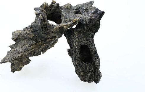 corisrx Aquarium Malaysian Driftwood Imitation Ornament Small - Tree Trunk Long Decor Fish Tank Wood (S+L Set)...