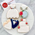 Wedding Cookie Cutters 4-Pc. Set Made in USA by Ann Clark, Wedding Dress, Wedding Cake, Diamond Ring, Heart...