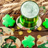 8 Pieces Vintage St. Patrick's Day Diamond Coasters Kits with Holder DIY St. Patrick's Day Diamond Art Coaster Coaster for Adults Diamond Kits Sup...