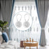 2 PCS Magnetic Curtain Tiebacks, Curtain Holdbacks Crystal Flower Curtain Decorative No Drilling Drapery Tieback with High-Elastic Band for Home O...