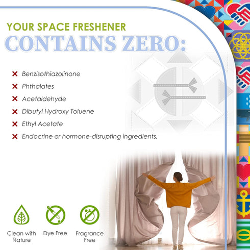 Space Freshener Starter Kit, Lemongrass Essential Oil - Car and Air Fresheners for Home, Natural Odor Eliminator Room Spray, 16oz Spray Bottle, 1 ...