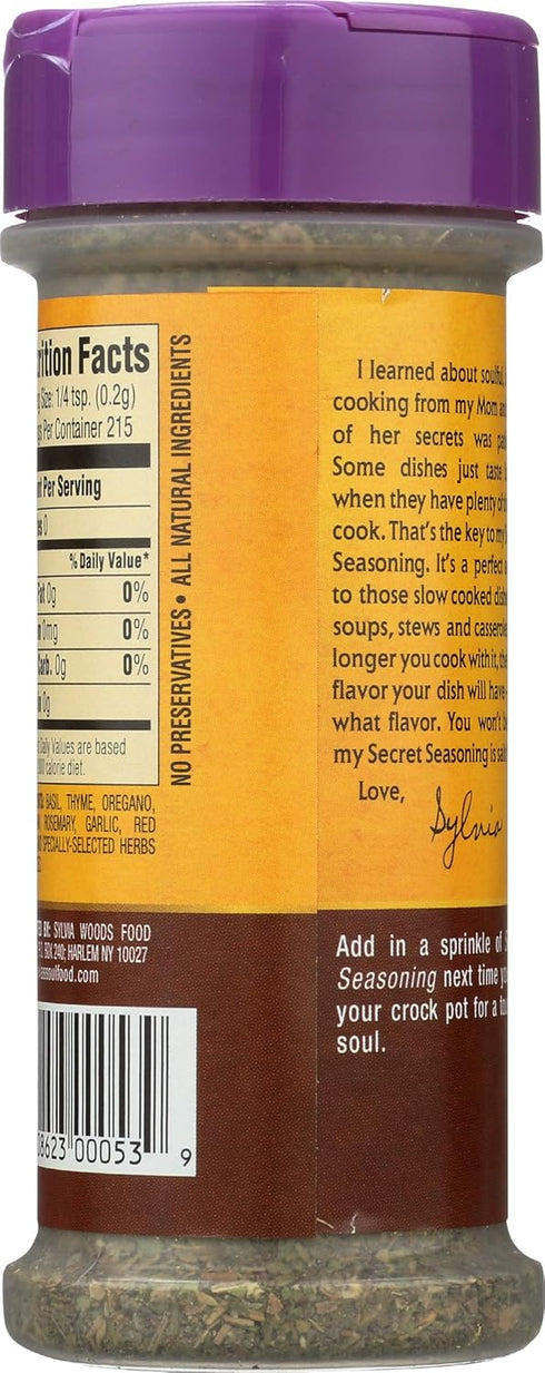 SYLVIAS Seasoning Secret, 1.5 OZ...