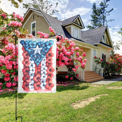 Puerto Rico Flag 12 X 18 inch Double Side Vertical Garden Flag Indoor Outdoor Perfect Decoration...