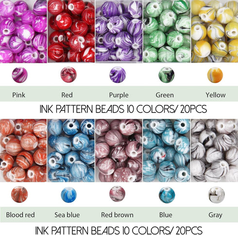 JOJOPLAY Lava Beads and Natural Stone Beads Kit with Jewelry Finding Spacer Beads for Bracelet Necklace Jewelry Making DIY Crafts Supplies (1150Pc...
